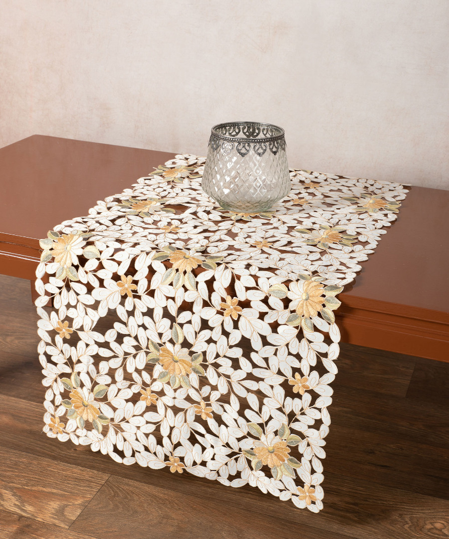 8205 Σατέν κοφτή τραβέρσα (50cm x 150cm) 8205 SilkFashion - Image 1