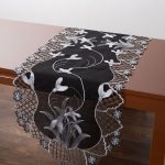 Τραβέρσα (45cm x 170cm) 8215 Μαύρο SilkFashion