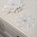 Χριστουγεννιάτικα σουβέρ δωδεκάδα 8240 (12cm) ivory SilkFashion