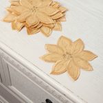 Χριστουγεννιάτικα σουβέρ δωδεκάδα 8240 (12cm) χρυσό SilkFashion