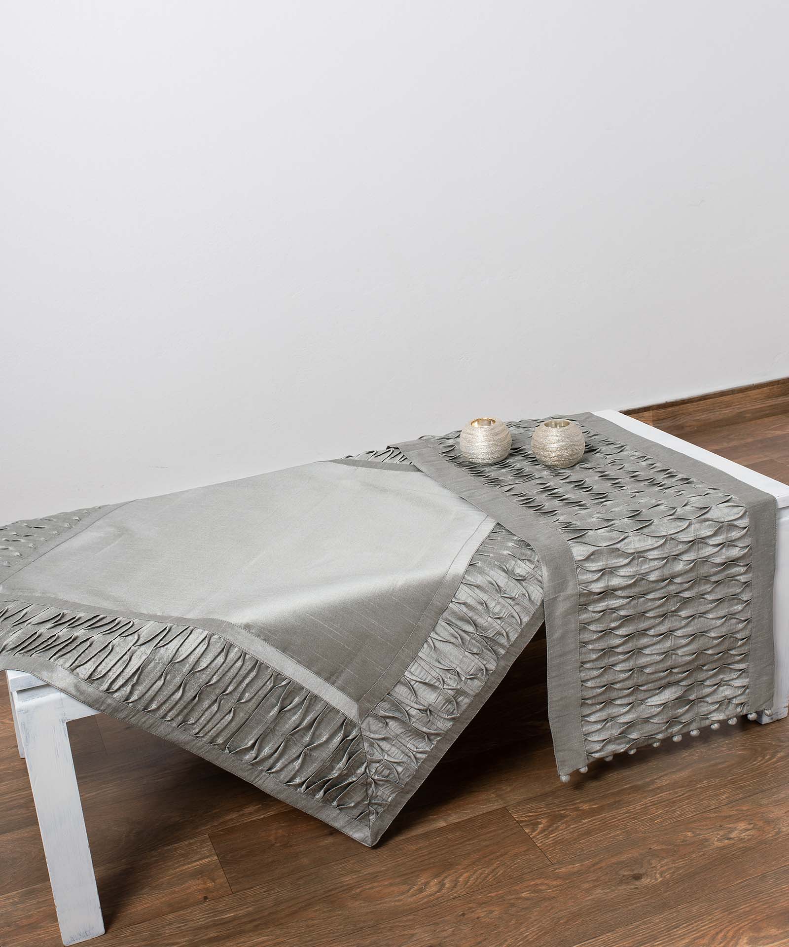 8373gkri-2 Καρέ (85cm X 85cm) 8373 γκρι SilkFashion - Image 1