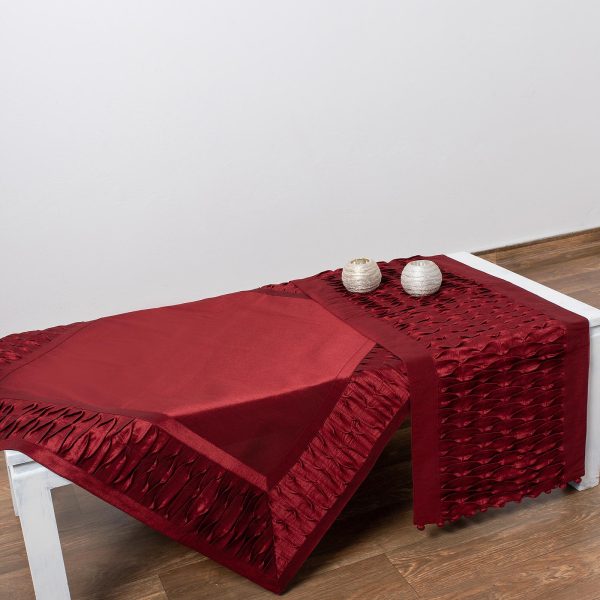 Τραβέρσα (40cm X 175cm) 8373 κόκκινη SilkFashion