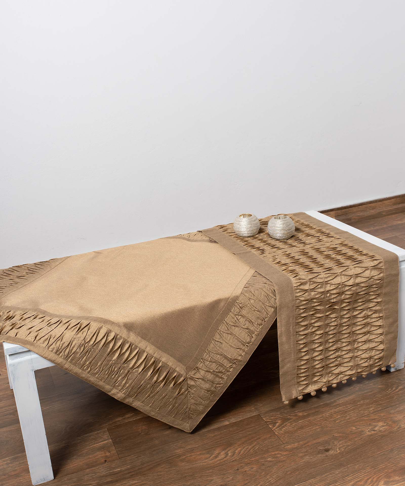 8373xryso-1 Τραβέρσα (40cm X 175cm) 8373 χρυσό SilkFashion - Image 1