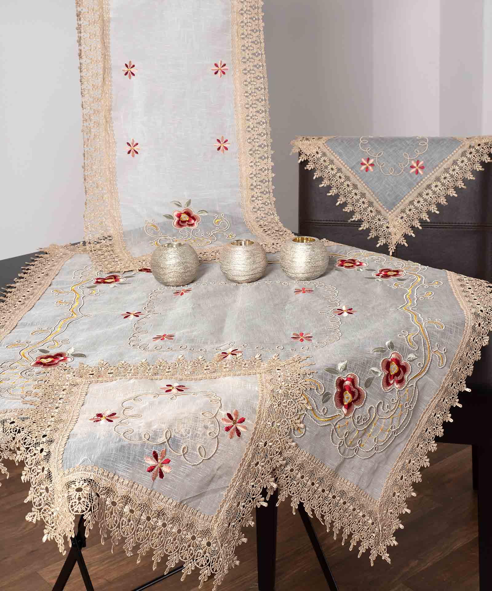 866-2-1 Σετ 4 τεμαχίων ((90cm x 90cm 40cm x 110cm 2x40cm x 40cm ) 866-2 SilkFashion - Image 1