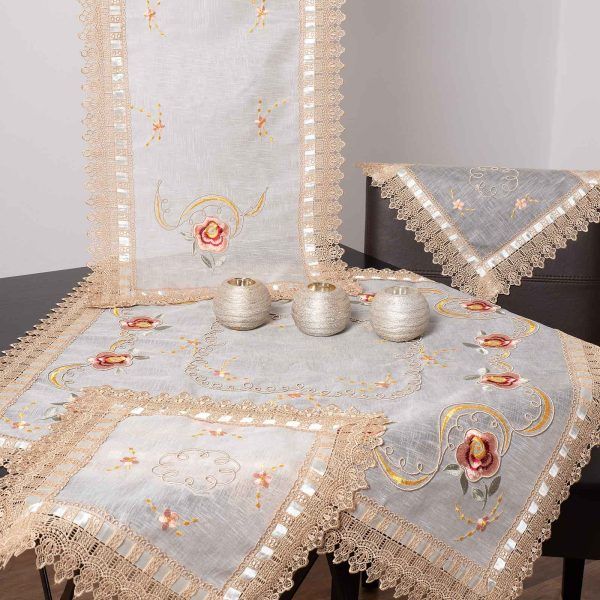 τραπεζοκαρέ (140cm x 140cm) 866-3 SilkFashion