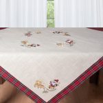 χριστουγεννιάτικο τραπεζοκαρέ ( 140cm x 140cm) 9036 SilkFashion