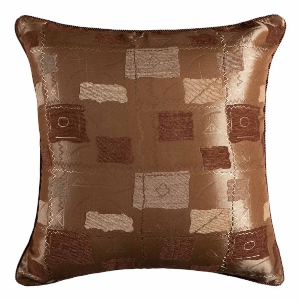 ΜΑΞΙΛΑΡΟΘΗΚΗ 913 (65cm x 65cm) καφέ SilkFashion