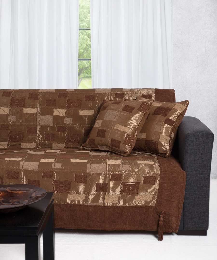 913kafe ΡΙΧΤΑΡΙΑ 913 (180CM X 180CM / 180CM X 250CM / 180CM X 300CM) ΚΑΦΕ SilkFashion - Image 1