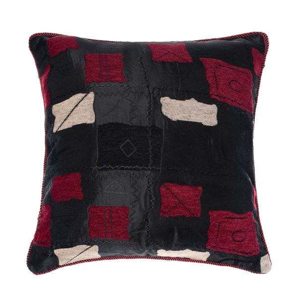 ΜΑΞΙΛΑΡΟΘΗΚΗ 913 (45cm x 45cm) μαύρο SilkFashion