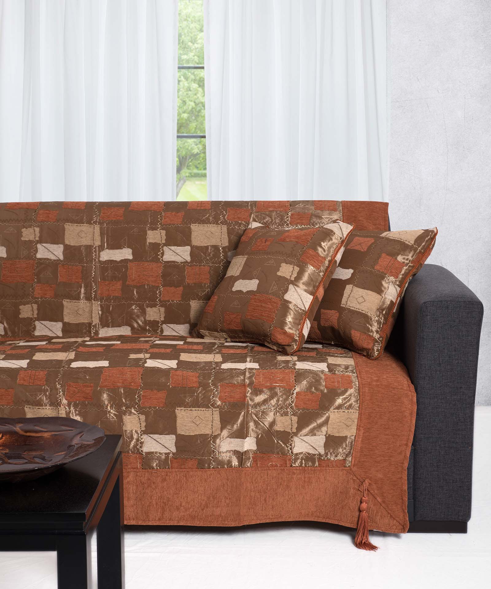 913portokali ΡΙΧΤΑΡΙΑ 913 (180cm x 180cm / 180cm x 250cm / 180cm x 300cm) πορτοκαλί SilkFashion - Image 1