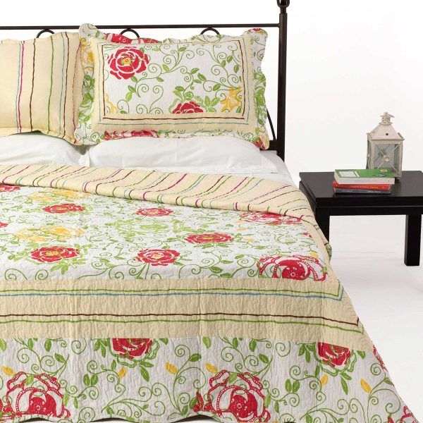 ΚΟΥΒΕΡΛΙ σετ (225cm x 250cm + 2 x 50cm x 70cm) 9142 SilkFashion
