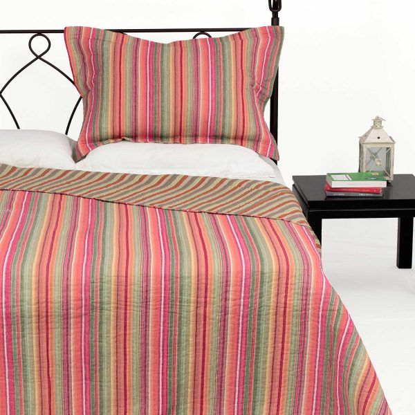 ΚΟΥΒΕΡΛΙ σετ  (170cm x 220cm + 1 x 50cm x 70cm) 9212 SilkFashion