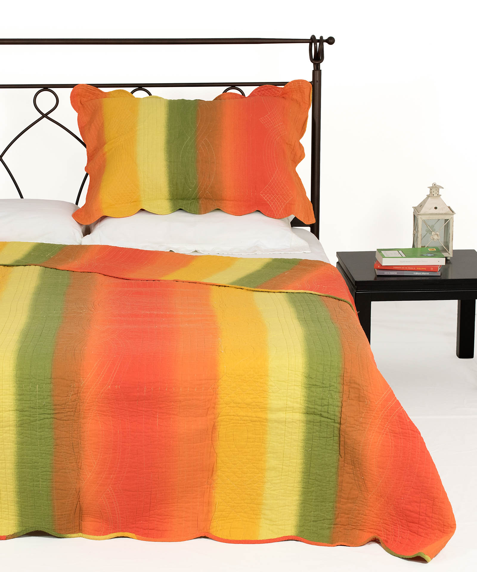 9213a ΚΟΥΒΕΡΛΙ σετ (170cm x 220cm + 1 x 50cm x 70cm) 9213 SilkFashion - Image 1