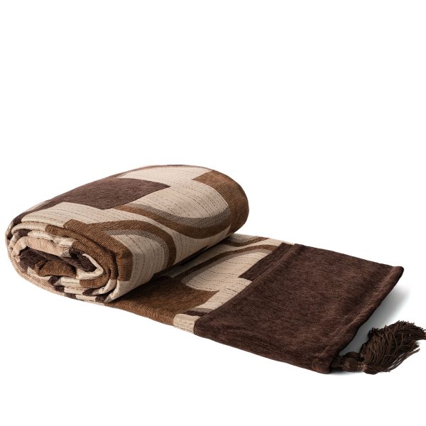 ΡΙΧΤΑΡΙΑ 9216 (180cm x 250cm) καφέ SilkFashion