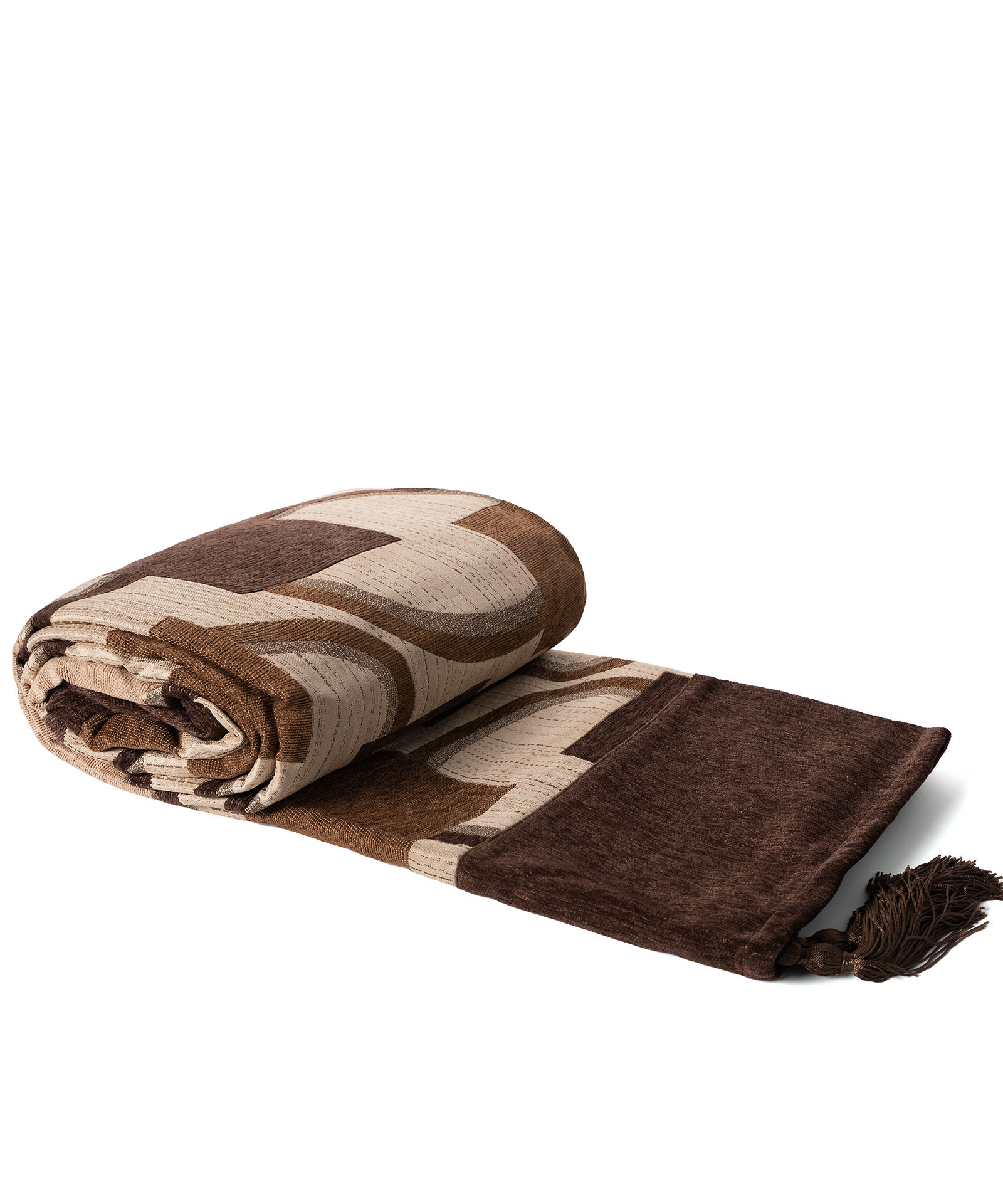 9216kafe-1 ΡΙΧΤΑΡΙΑ 9216 (180cm x 250cm) καφέ SilkFashion - Image 1