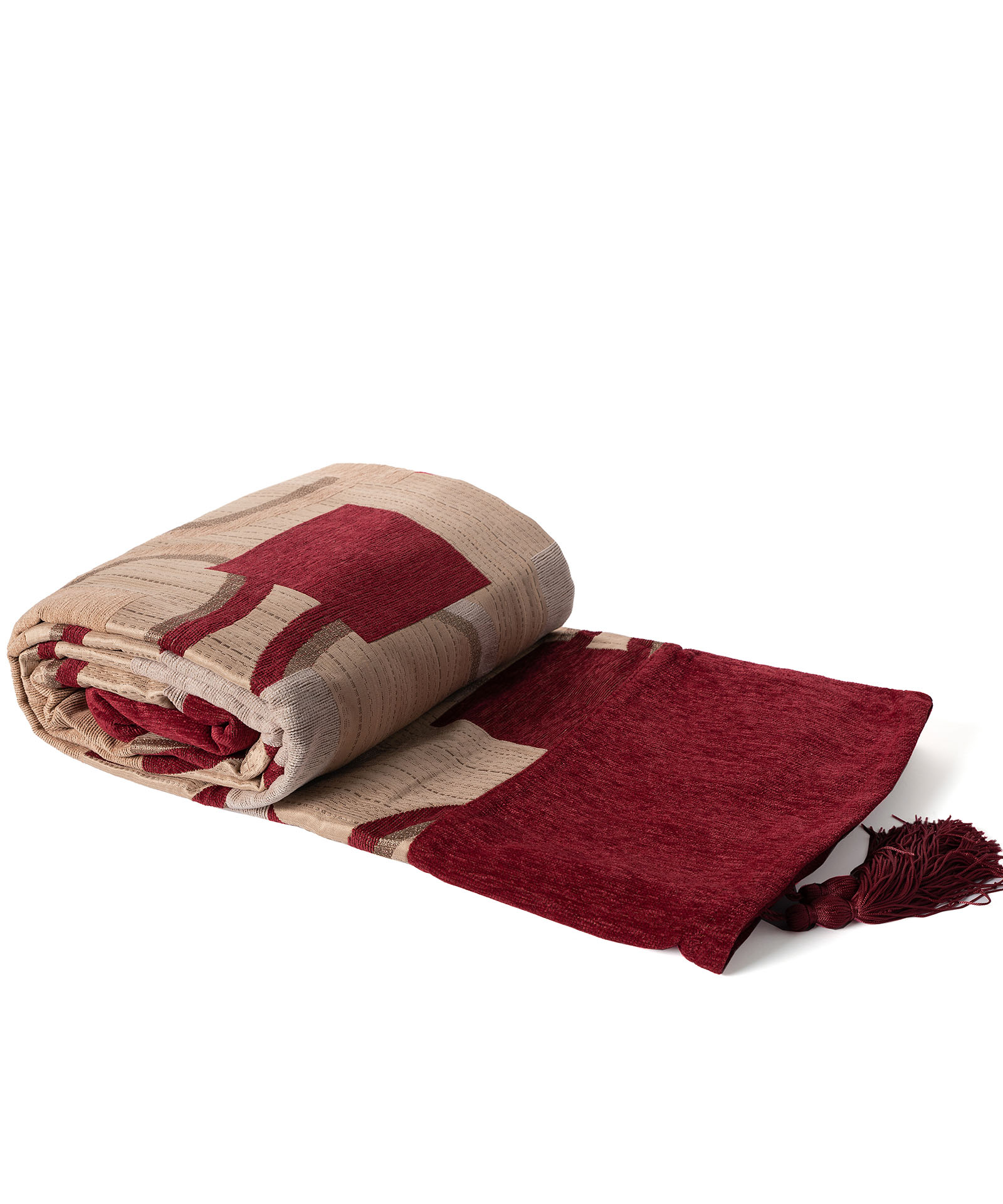 9216kokkino-1 ΡΙΧΤΑΡΙΑ 9216 (180cm x 250cm) κόκκινο SilkFashion - Image 1