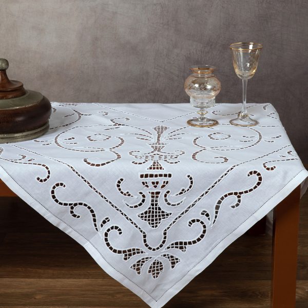 Χειροποίητο τραπεζοκαρέ 9402 (140cm x 140cm) SilkFashion