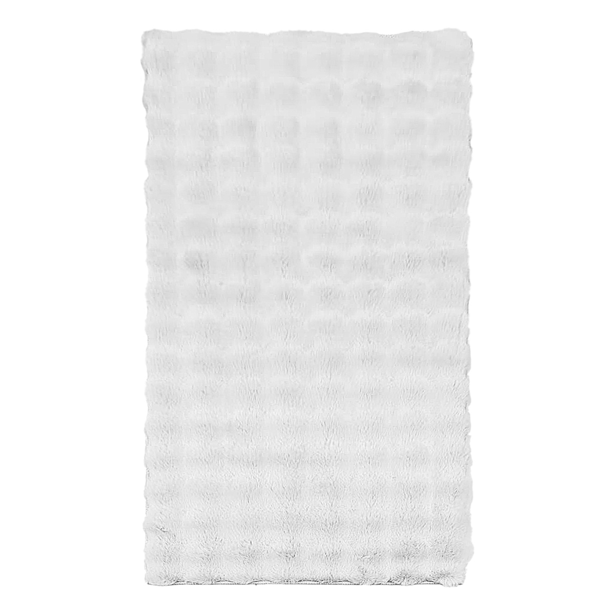 9661-3 Beauty Home Ταπέτο μπάνιου Bubble Art 9661 45x75 Λευκό - Image 1