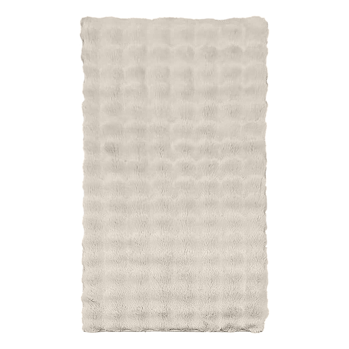 9662-3 Beauty Home Ταπέτο μπάνιου Bubble Art 9662 45x75 Εκρού - Image 1