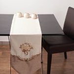 τραβέρσα  (45cm X 170cm)  970 ivory SilkFashion