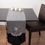 τραβέρσα  (45cm X 170cm)  970 μαύρο SilkFashion