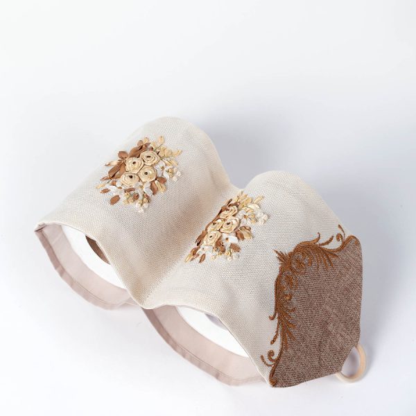 Θήκη για το χαρτί υγείας (18cm x 45cm) ivory SilkFashion