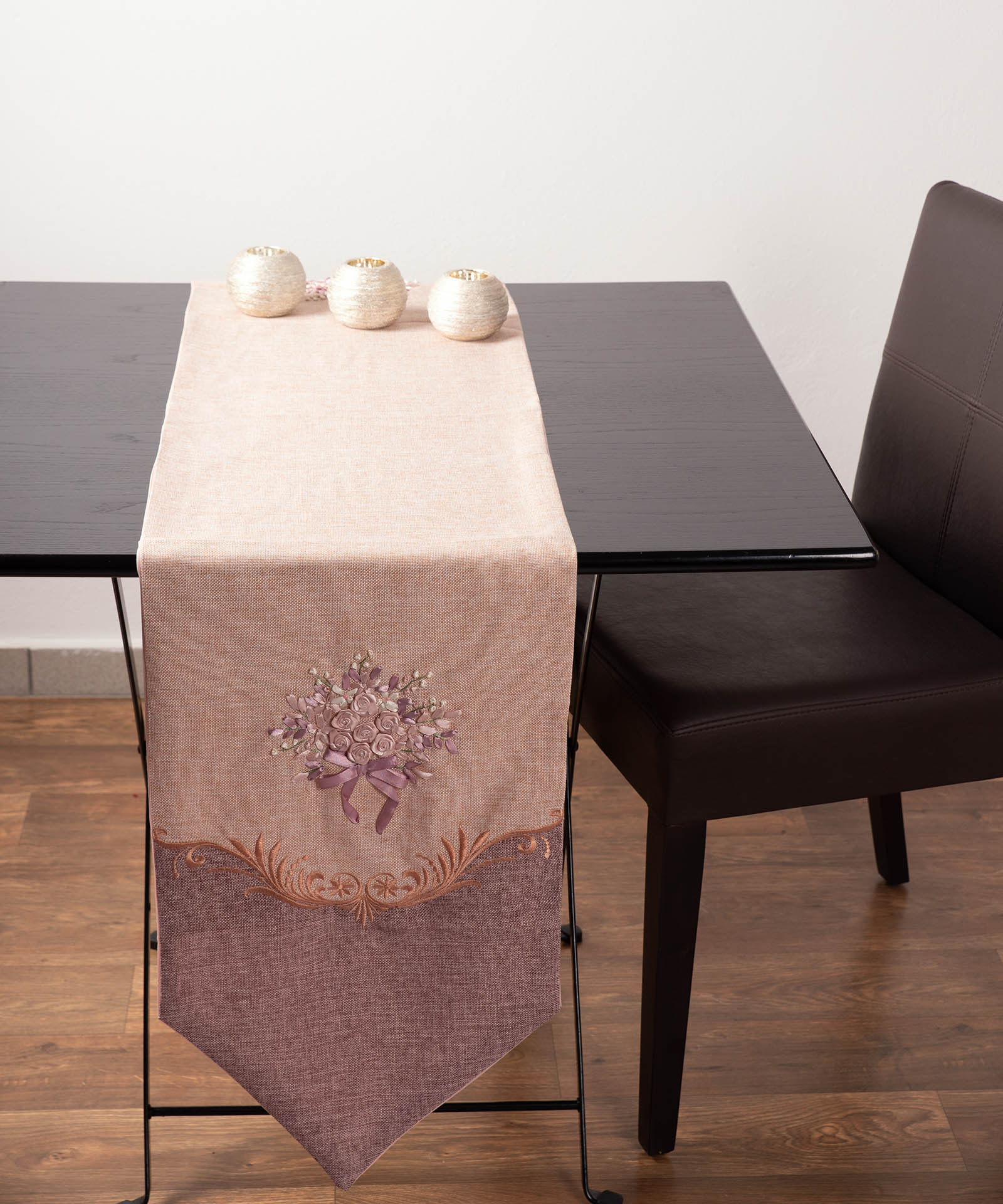 970roz τραβέρσα (45cm X 170cm) 970 ροζ SilkFashion - Image 1