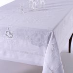 Χειροποίητο σετ 974 (7 τεμαχίων) λευκό SilkFashion