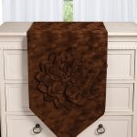 Τραβέρσα 97Β13 (40cm x 180cm) καφέ SilkFashion