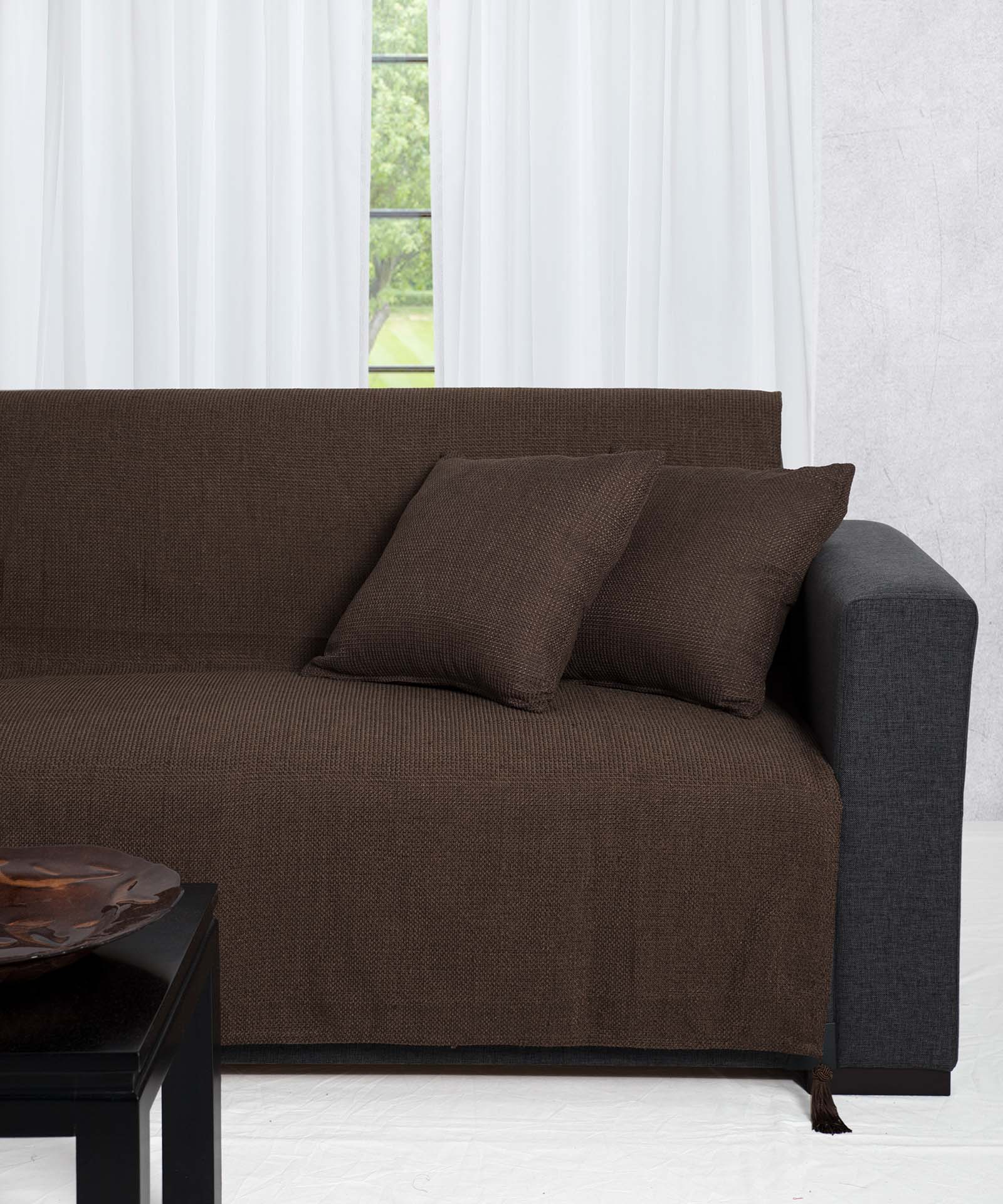 9925kafe3 ΡΙΧΤΑΡΙΑ 9925 (180cm x 300cm) καφέ SilkFashion - Image 1