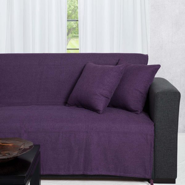 ΡΙΧΤΑΡΙΑ 9925 (180cm x 180cm) μώβ SilkFashion