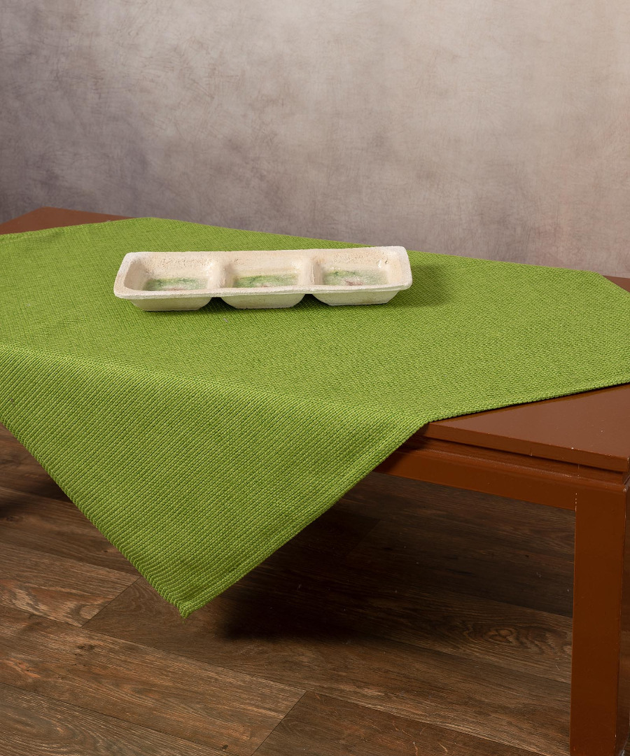 9925prasino Καρέ 9925 (85cm x 85cm) λαχανί SilkFashion - Image 1