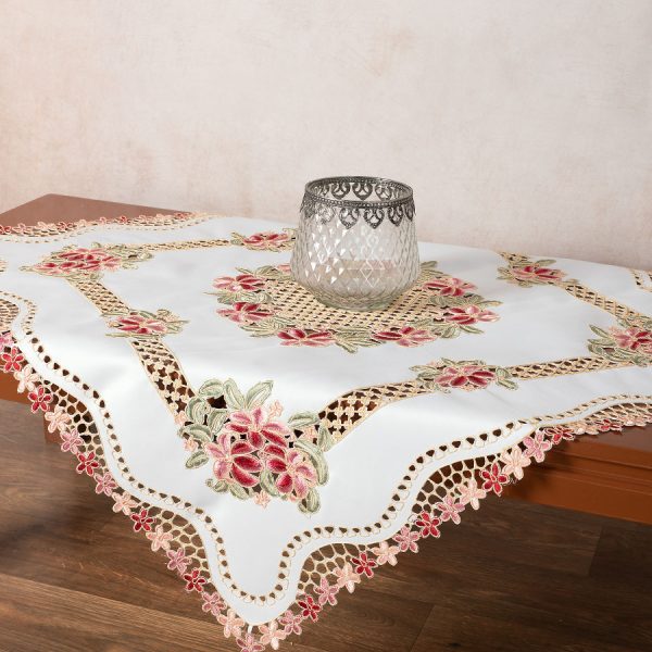 Σατέν κοφτό τραπεζοκαρέ (135cm x 135cm) 993 SilkFashion