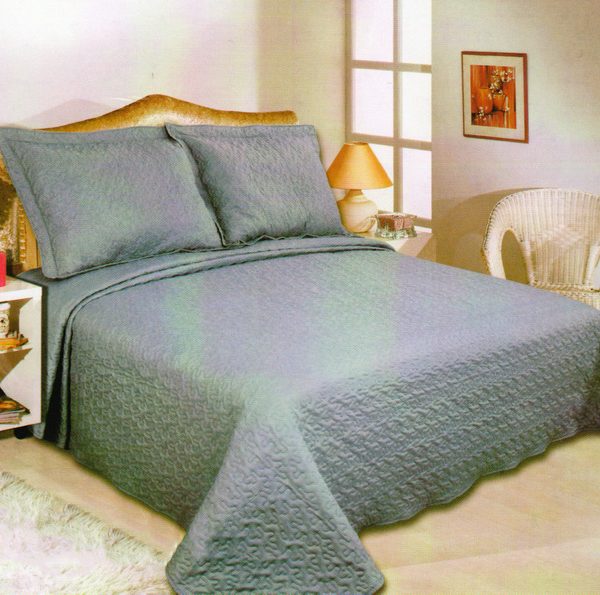 ΚΟΥΒΕΡΛΙ σετ (220cm x 240cm + 2 x 50cm x 70cm) AG001-G SilkFashion