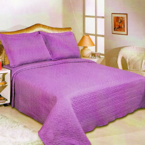 ΚΟΥΒΕΡΛΙ σετ (220cm x 240cm + 2 x 50cm x 70cm) AG001-P SilkFashion