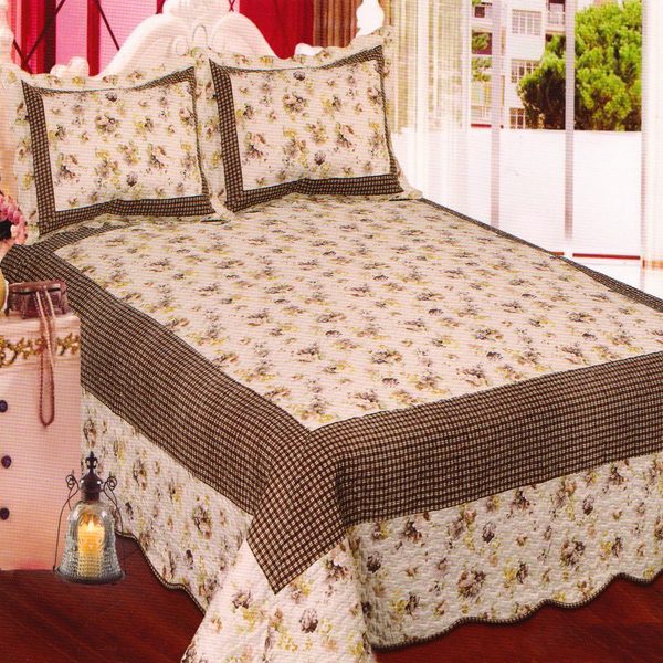 ΚΟΥΒΕΡΛΙ σετ (220cm x 240cm + 2 x 50cm x 70cm)  AG0251JK SilkFashion