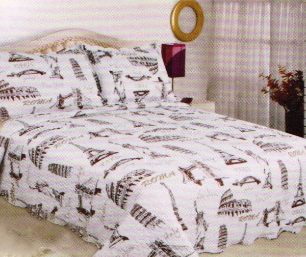 ΚΟΥΒΕΡΛΙ σετ (160cm x 220cm + 1 x 50cm x 70cm) AG3229 SilkFashion