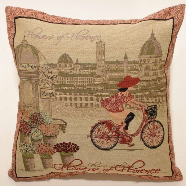 ΜΑΞΙΛΑΡΟΘΗΚΗ (45cm x 45cm) BICYCLE  SilkFashion