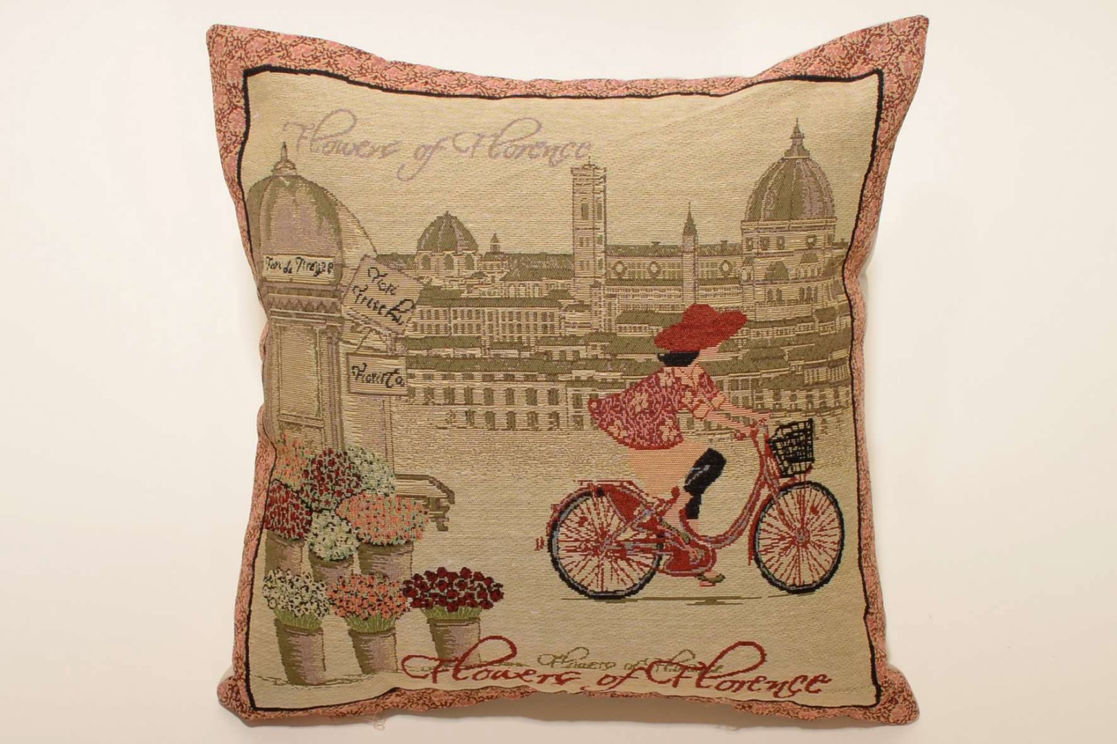 BICYCLE ΜΑΞΙΛΑΡΟΘΗΚΗ (45cm x 45cm) BICYCLE SilkFashion - Image 1