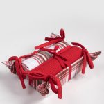 Χριστουγεννιάτικο σετ 2 τεμαχίων σε ψωμιέρα (40cm x 65cm) BS72115 SilkFashion