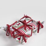 Χριστουγεννιάτικο σετ 2 τεμαχίων σε ψωμιέρα (40cm x 65cm) BS72116 SilkFashion