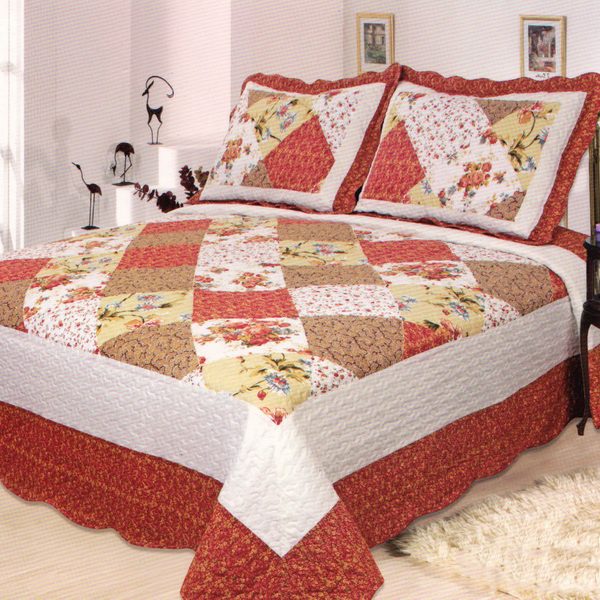 ΚΟΥΒΕΡΛΙ σετ (160cm x 220cm + 1 x 50cm x 70cm) CH9809Y SilkFashion