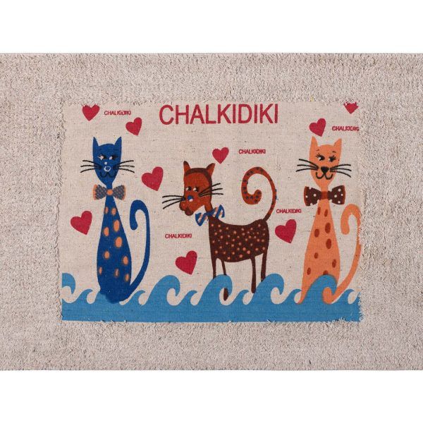 Πατάκι γάτα Χαλκιδική (40cm x 60cm) SilkFashion
