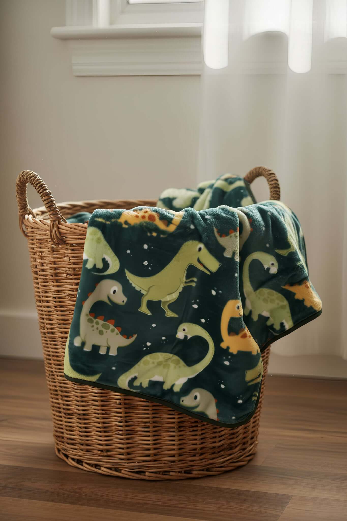 Dinosaurs Βρεφική Κουβέρτα Κούνιας (110Χ140) Βελουτέ Dinosaurs Astron Italy - Image 1