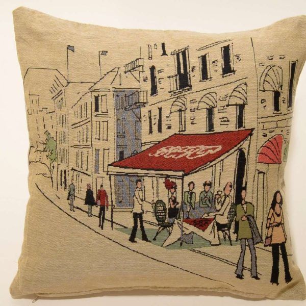 ΜΑΞΙΛΑΡΟΘΗΚΗ (45cm x 45cm) FRENCH BISTROT    SilkFashion