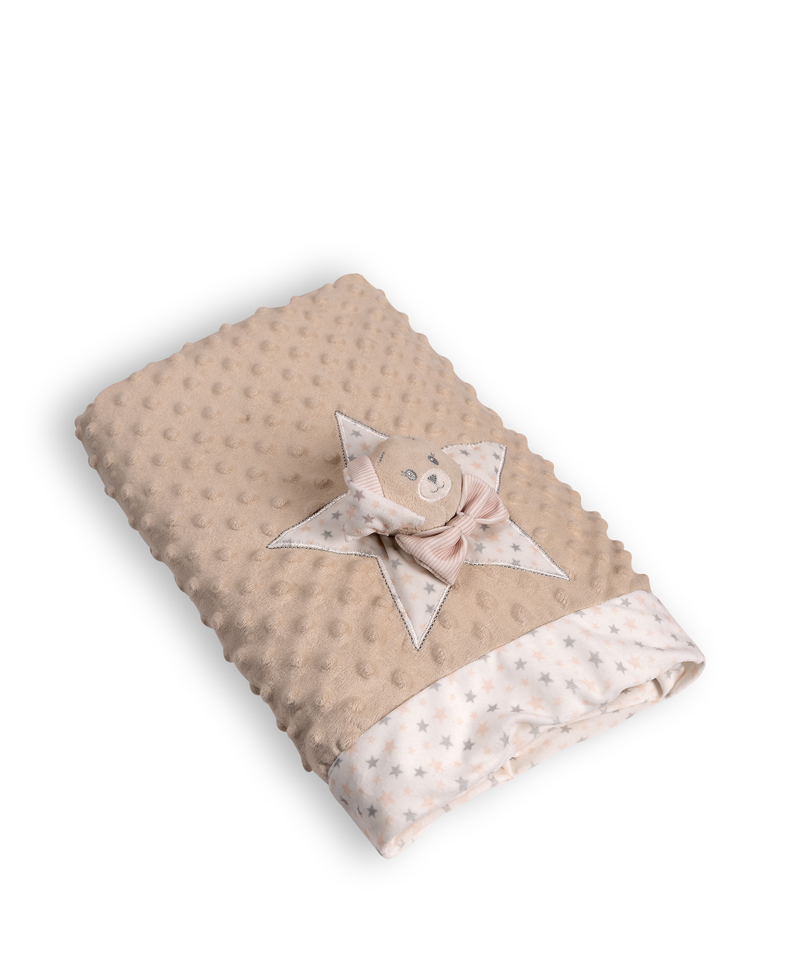 FSJ161001J-1 ΒΕΒΕ ΚΟΥΒΕΡΤΑΚΙ FSJ161001J (75cm x 100cm) μπέζ SilkFashion - Image 1