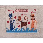 Πατάκι γάτα Greece (50cm x 80cm) SilkFashion