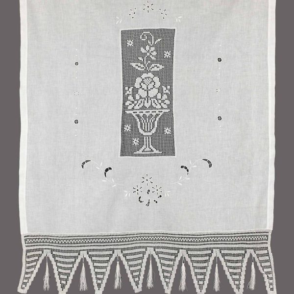 κουρτίνα GXFBG (200cm x 270cm) λευκό με τούνελ SilkFashion