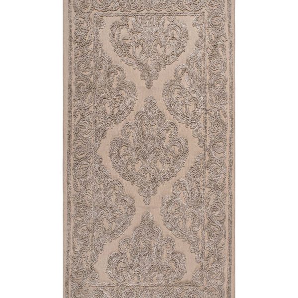 Πατάκι αντιολισθητικό ΗΚ110 (70cm x 130cm) beige SilkFashion