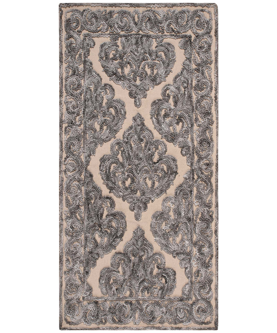 HK110NAVY Πατάκι αντιολισθητικό ΗΚ110 (70cm x 130cm) navy SilkFashion - Image 1